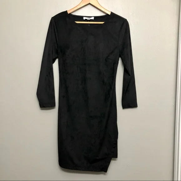 Jack by BB Dakota Black Suede Dress - Picture 2 of 8